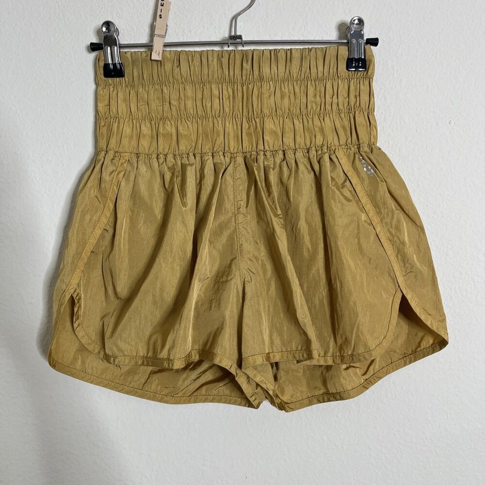 Free People X FP Movement SZ S The Way Home Short Yellow
